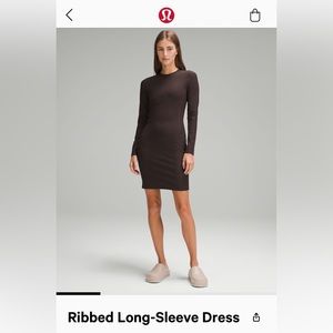 Lululemon Ribbed Long-Sleeve Dress